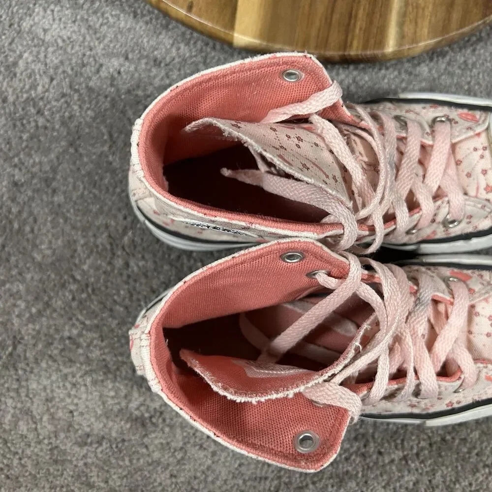 Converse Chuck Taylor All Star 673105C Kids Sz 1 Pink Constellations Shoes Used